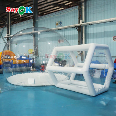 Sayok Portable Inflatable Bubble House Tent Clear Bubble House Logo yang disesuaikan