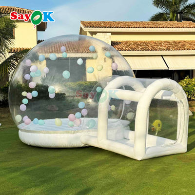 Sayok Rumah Gelembung Transparan Trampolin Rumah Gelembung Inflatable Dome untuk Anak-anak