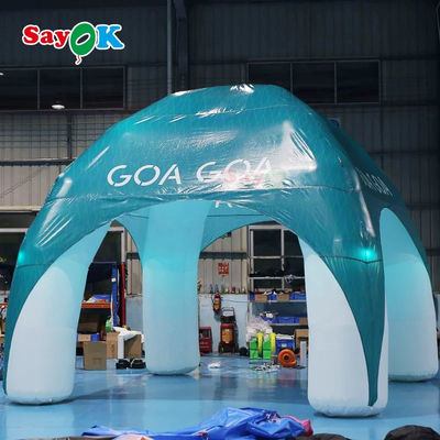 Tenda Laba-laba Inflatable Promosi 4 Kaki Komersial Spider Dome Tenda Inflatable Custom Tenda Laba-laba Inflatable 4x4m untuk Sewa