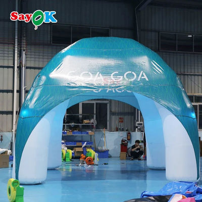 Tenda Laba-laba Inflatable Promosi 4 Kaki Komersial Spider Dome Tenda Inflatable Custom Tenda Laba-laba Inflatable 4x4m untuk Sewa