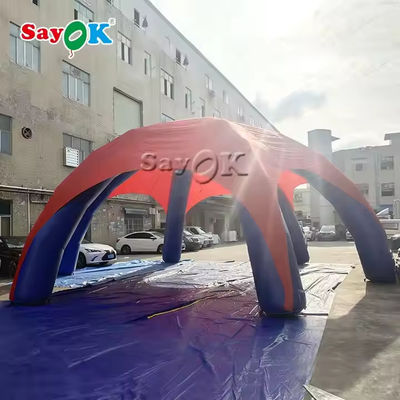Komersial Olahraga Tenda Marquee Inflatable Promosi Tampilan Gazebo Inflatable Canopy Tent Acara Luar Ruang Tenda Laba-laba Inflatable Custom