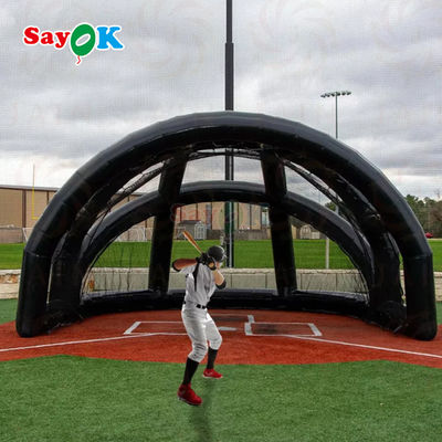 Jaringan Batting Portable Waterproof Tenda Baseball Inflatable Baseball Batting Cage untuk Olahraga