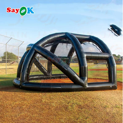 Jaringan Batting Portable Waterproof Tenda Baseball Inflatable Baseball Batting Cage untuk Olahraga