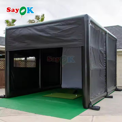 Grosir Outdoor Portable Inflatable Golf Simulator Tent untuk Olahraga Outdoor