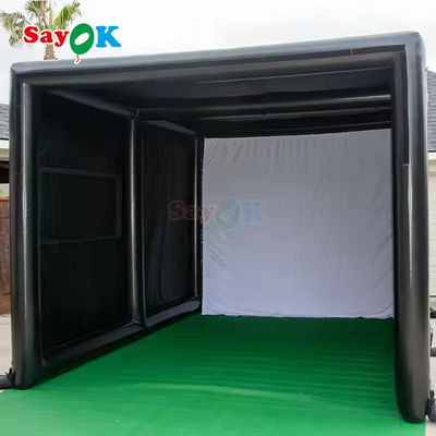 Grosir Outdoor Portable Inflatable Golf Simulator Tent untuk Olahraga Outdoor