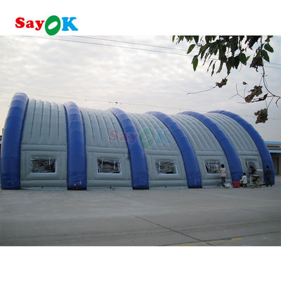 Sayok Inflatable Sports Hall Tunnel Tent Stadion Olahraga Besar Tenda Olahraga Inflatable PVC untuk outdoor