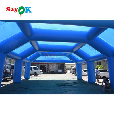 Outdoor Inflatable Sports BattingTent PVC Event Inflatable Sport Training Tent untuk Iklan