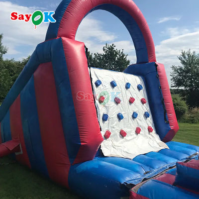 Kursus rintangan kembung double-stitched Inflatables Outdoor Giant Inflatable Obstacle Course untuk orang dewasa
