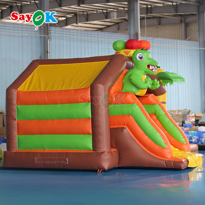Populer Bouncer Inflatable Outdoor Bouncing Combo Slide Commercial Inflatable Jumping Bouncer Castle untuk Anak-anak