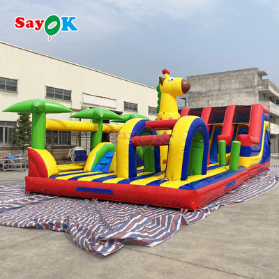 Komersial Raksasa Inflatable Outdoor Playground Park Inflatable Bouncer Castle Raksasa Inflatable Trampoline Park