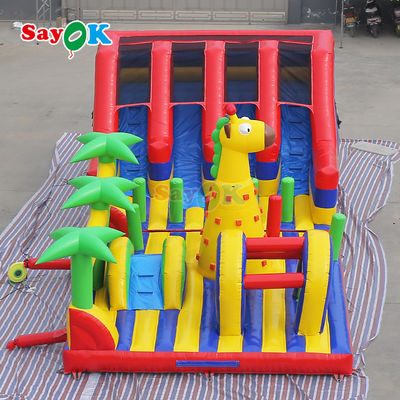 Komersial Raksasa Inflatable Outdoor Playground Park Inflatable Bouncer Castle Raksasa Inflatable Trampoline Park