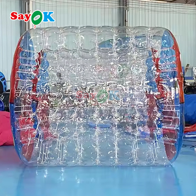 Balon Roller Zorb Lari Tiup Bola Roller Pvc Transparan untuk Olahraga Air Luar Ruangan