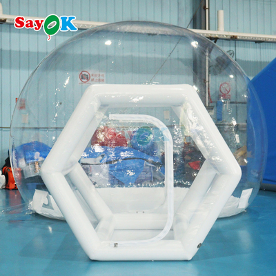 Disesuaikan Transparan Inflatable Bubble House Bubble House Dome Untuk Pesta Luar Ruangan