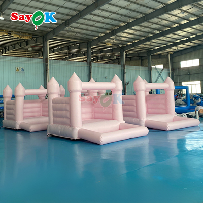 Sayok White Wedding Party Rumah Bounce Kecil Boucy Inflatable Castle dengan Ball Pit