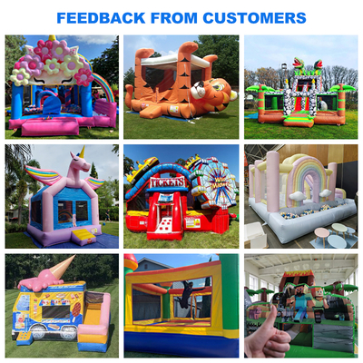 Sayok Commercial Grade PVC Bounce House Inflatable Combo untuk Anak-anak