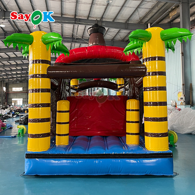 Sayok Custom Commercial Bouncing Inflatable Bounce Castle Kapal Bajak Laut Inflatable Bouncer Slide untuk Anak-anak