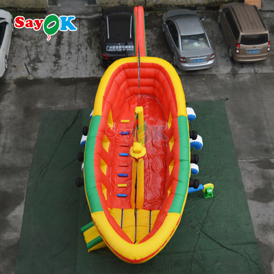 Slide Bouncer Inflatable Disesuaikan Kapal Bajak Laut Komersial Slide Inflatable untuk Anak-anak