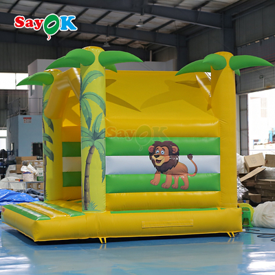Sayok 4m Anak-anak Rumah Bouncing Inflatable Animal Printing Anak Bouncer Inflatable Small Bouncy Castle