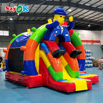 Sayok Desain Gratis Istana Bouncing Komersial Rumah Pantul Tiup Combo untuk Anak-anak