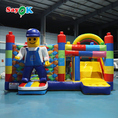 Sayok Desain Gratis Istana Bouncing Komersial Rumah Pantul Tiup Combo untuk Anak-anak