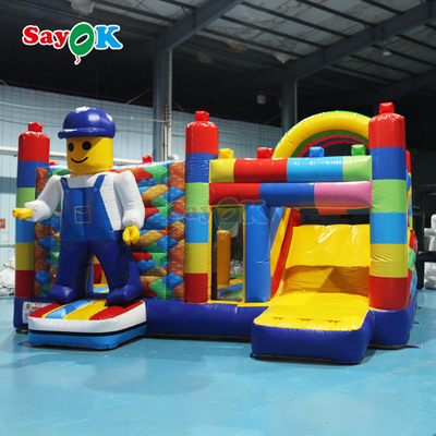 Sayok Desain Gratis Istana Bouncing Komersial Rumah Pantul Tiup Combo untuk Anak-anak