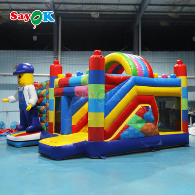 Sayok Desain Gratis Istana Bouncing Komersial Rumah Pantul Tiup Combo untuk Anak-anak