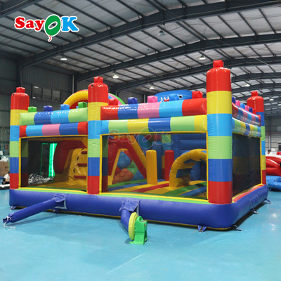Sayok Desain Gratis Istana Bouncing Komersial Rumah Pantul Tiup Combo untuk Anak-anak