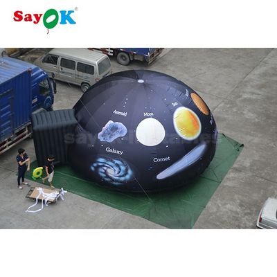 Sayok Customizable Size 4m-10m Diameter Inflatable Planetarium Dome with Free 3D Design and 100% Blackout Professional Grey Projection Fabric