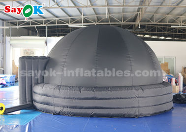 4m 100% Pemadaman Inflatable Planetarium Dome Dengan PVC Floor Mat Untuk Pengajaran Sekolah