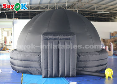 4m 100% Pemadaman Inflatable Planetarium Dome Dengan PVC Floor Mat Untuk Pengajaran Sekolah