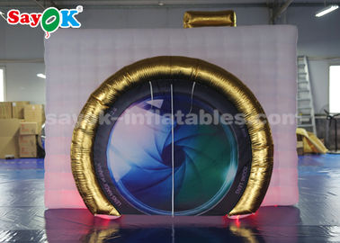 Inflatable Cube Tent Portable Inflatable Photo Booth 210D Bahan Kain Oxford Tahan Air
