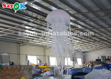 1,5m Glowing dengan 16 Warna Inflatable Hanging Jellyfish Untuk Bisnis Sewa