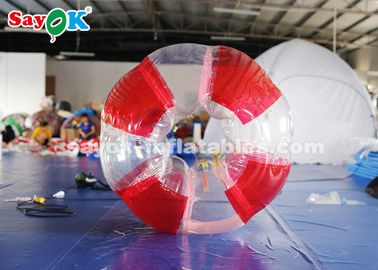 Inflatable Suit Game 1.5m 0.8mm PVC Inflatable Bubble Soccer Warna Transparan / Merah / Hijau