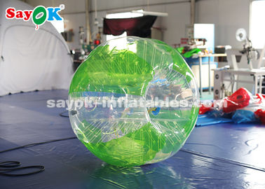 Inflatable Suit Game 1.5m 0.8mm PVC Inflatable Bubble Soccer Warna Transparan / Merah / Hijau