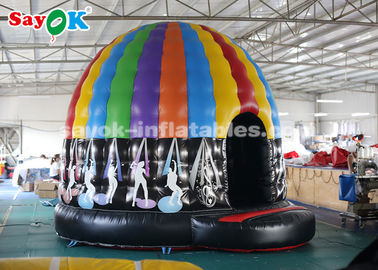 Tenda Inflatable Terbaik Tahan Api Komersial Inflatable Air Tent Disco Dome Bouncy Jumper House