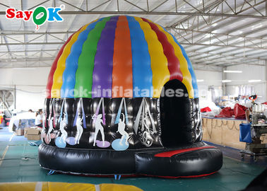 Go Outdoor Air Tent Fire Resistant Commercial Inflatable Air Tent Disco Dome Bouncy Jumper House