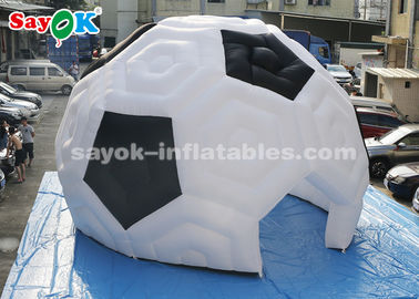 Tenda Globe Tiup 8m H Tenda Sepak Bola Tiup Oxford Tahan Lama Untuk Pameran Dagang Olahraga Pameran