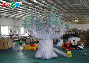 3 Meter 210D Oxford Cloth Giant Inflatable Tree Untuk Iklan