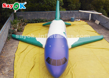 ROHS Produk Inflatable Kustom, 10 Meter PVC Inflatable Model Pesawat Untuk Tampilan Pameran