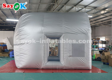 Custom Tenda Inflatable Perak Booth Cat Inflatable Dengan Sistem Filter / Tenda Bubble Inflatable