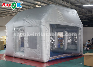 Custom Tenda Inflatable Perak Booth Cat Inflatable Dengan Sistem Filter / Tenda Bubble Inflatable
