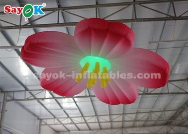 3m LED Light Hanging Flower Inflatable Pencahayaan Dekorasi Untuk Pernikahan