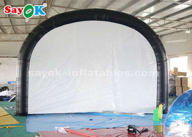 Go Outdoors Tenda Tiup Pintu Masuk Terowongan Hitam Tenda Udara Tiup Untuk Pertemuan Olahraga Luar Ruangan