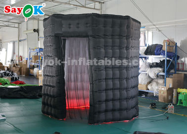 Inflatable Party Tent Octagon Inflatable Photo Booth Dengan Air Blower Untuk Pameran Mudah Dilipat