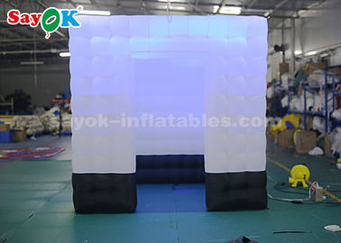 Portable Photo Booth Black Bottom Anti - Dirty Inflatable Photo Booth Satu Pintu Untuk Bar