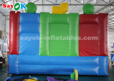 Inflatable Lawn Games Garden Inflatable Sports Games Menembak Ring Basket Dan Gerbang Sepak Bola Dengan Blower Udara