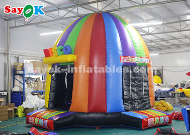 Go Outdoors Air Tent Colorful Inflatable Disco Tent Bounce House Dengan Blower Udara Untuk Taman Hiburan