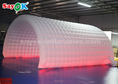 Tenda Terowongan Tiup Dapat Digunakan Kembali 6 * 3 * 3m Lampu LED Tenda Udara Tiup Untuk Acara / Ulang Tahun