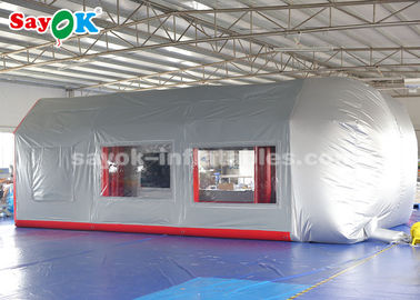 Air Inflatable Tent Mobile Inflatable Paint Spray Booth Dengan Filter Spons Untuk Perawatan Mobil