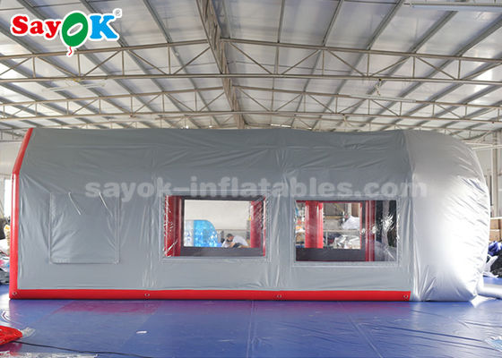 Tenda Mobil Inflatable Mobil Inflatable Paint Spray Booth Dengan Filter Sponge Untuk Pemeliharaan Mobil